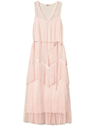 TWINSET PLEATED TULLE DRESS