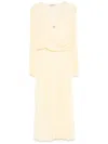 Shop Twinset Pleated Wrap Dress