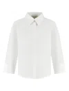 Twinset Point-collar Shirt In White