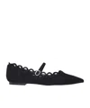 Twinset Pointed Ballet Shoes In Black