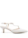 Twinset Twin-set Half Heel Shoes White In White
