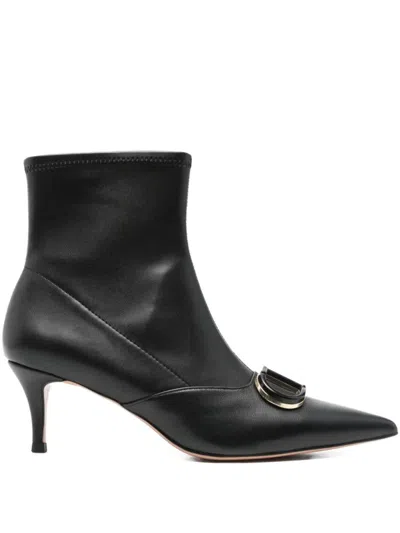 TWINSET POINTED TOE ANKLE BOOTS