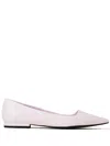 Twinset Pointed-toe Ballet Flats In Pink