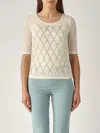 Twinset Poliestere Top-wear In Neutral