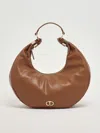 Twinset Poliuretano Tote In Brown