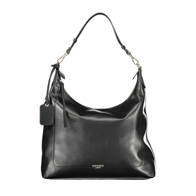 Twinset Poliuretano Women Hobo Women's Bag In Black