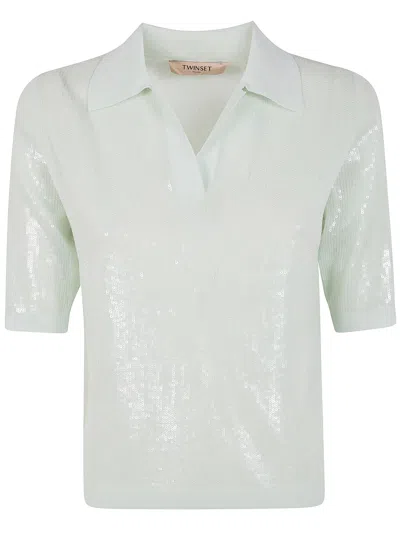 Twinset Polo Shirt In Neutral