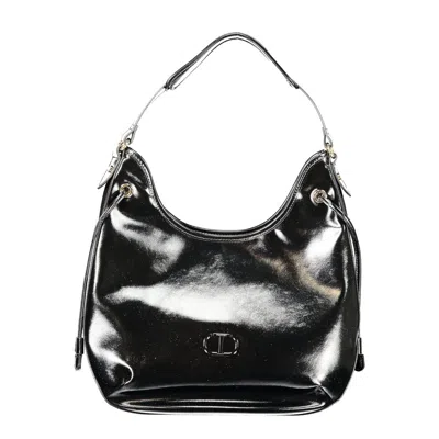 Twinset Polyethylene Women Hobo Women's Bag In Black