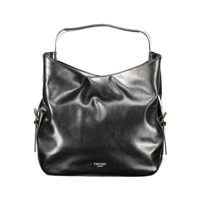 Twinset Polyethylene Women Hobo Women's Bag In Black