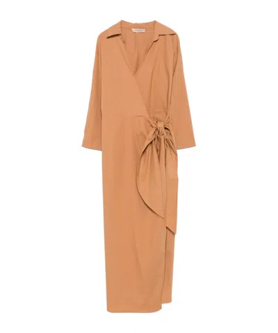 TWINSET POPLIN MIDI DRESS
