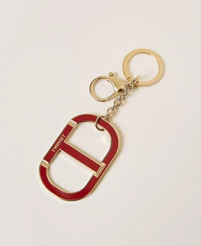 Twinset Porte-clés Avec Oval T Émaillé