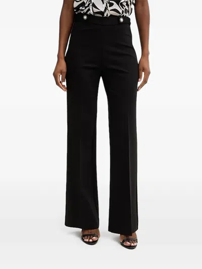 Twinset Press-crease Trousers In Black