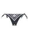 Twinset Printed Bikini Bottoms In Blau