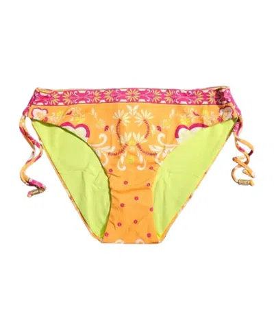 Twinset Printed Bikini Bottoms In Multi