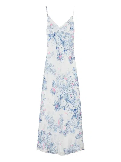 Twinset Printed Dress In White