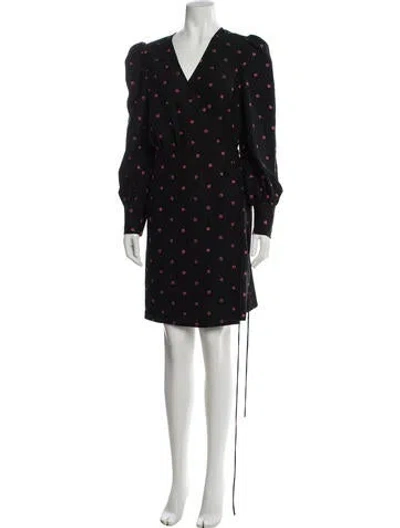 Pre-owned Twinset Printed Mini Dress In Gray