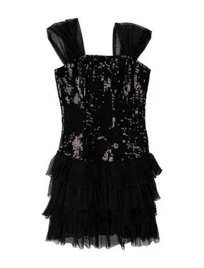 Pre-owned Twinset Printed Mini Dress In Multicolor