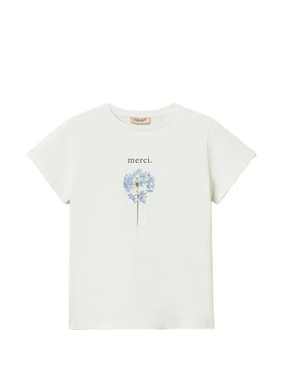Twinset Printed T-shirt In White