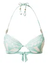 Twinset Push-up Bikini Top With A Foulard Print