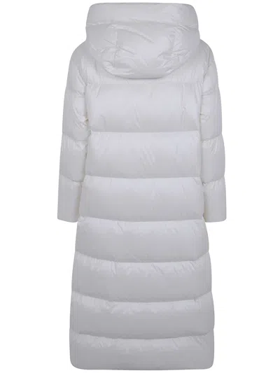 Twinset Puffer Coat Pearl In White