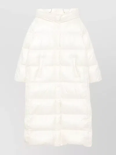 Twinset Puffer Jacket In White