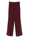 Twinset Pull-on Style Trousers In Purple