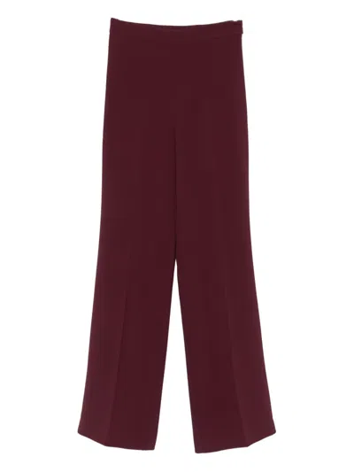 Twinset Pull-on Style Trousers In Purple