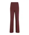 Twinset Pull-on Style Trousers In Burgundy