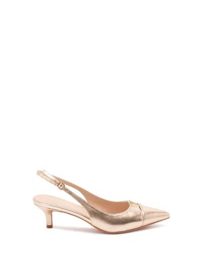 Twinset Pumps In Gold