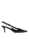 Twinset Pointed-toe Slingback Pumps In Negro