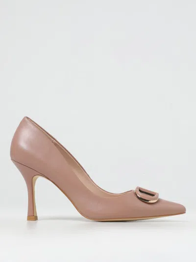 Twinset Leather Pumps In Les Beiges
