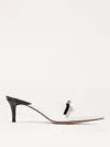 Twinset 60mm Faux-leather Mules In Weiss