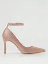 Twinset Pumps With Rhinestones In Blush Pink