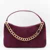 Twinset Chain Strap Shoulder Bag With Structured Shape In Red