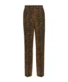 Twinset Python-print Wide-leg Trousers In Multi