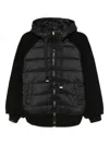 Twinset Twin-set Quilted Polyamide Jacket In Black