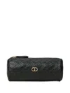 Twinset Quilted Make-up Bag In Black