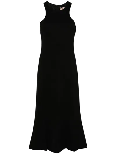 Twinset Chic Twin-set Mini Dress For Women In Black  