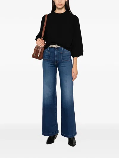 Twinset Raglan-sleeve Sweater In Black
