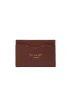 Twinset Rectangular Wallet In Red
