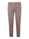 Twinset Twin-set Regular Trousers In Brown
