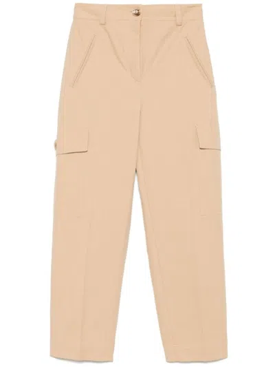 Twinset Pants In Brown