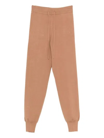 TWINSET RELAXED FIT TROUSERS WITH DRAWSTRING WAIST