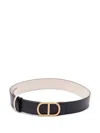 Twinset Reversible Belt In Black