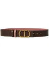 Twinset Reversible Belt In Brown