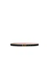Twinset Oval T-buckle Reversible Belt In Black