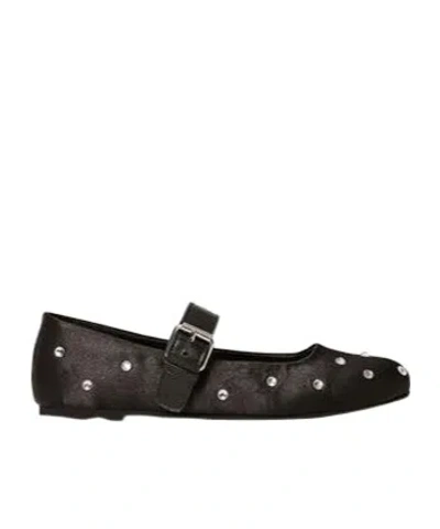 Twinset Rhinestone Flats In Animal Print