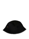 Twinset Ribbed Bucket Hat In Black
