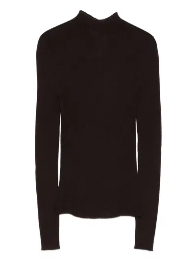 TWINSET RIBBED-KNIT JUMPER