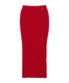 Twinset Ribbed-knit Midi Skirt